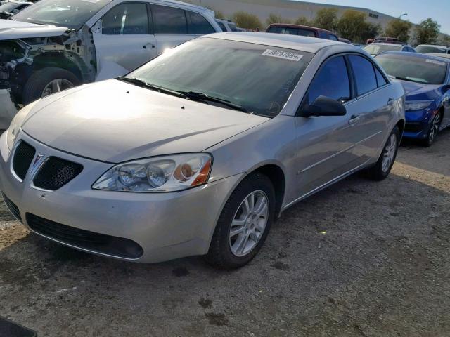 1G2ZF55B064190983 - 2006 PONTIAC G6 SE SILVER photo 2