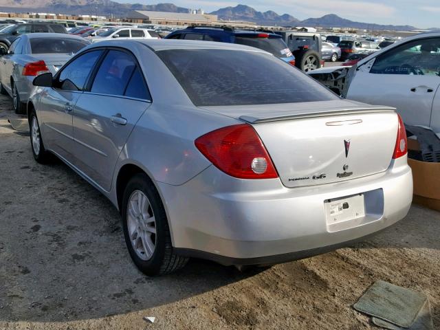 1G2ZF55B064190983 - 2006 PONTIAC G6 SE SILVER photo 3