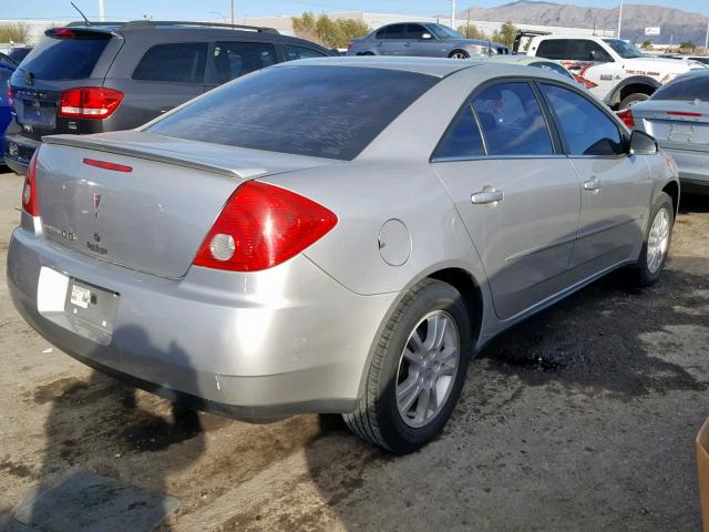 1G2ZF55B064190983 - 2006 PONTIAC G6 SE SILVER photo 4