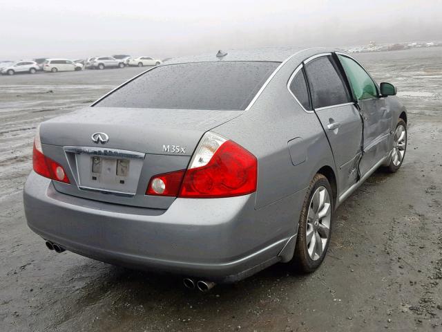 JNKAY01F96M265743 - 2006 INFINITI M35 BASE GRAY photo 4