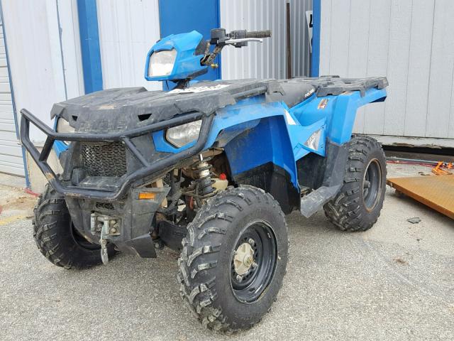 4XASEE507JA237426 - 2018 POLARIS SPORTSMAN BLUE photo 2