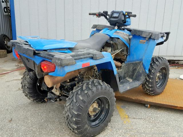 4XASEE507JA237426 - 2018 POLARIS SPORTSMAN BLUE photo 4