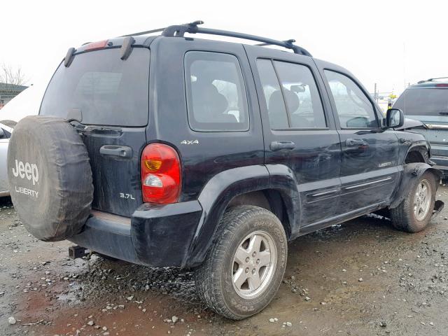 1J4GL58K52W249798 - 2002 JEEP LIBERTY LI BLACK photo 4