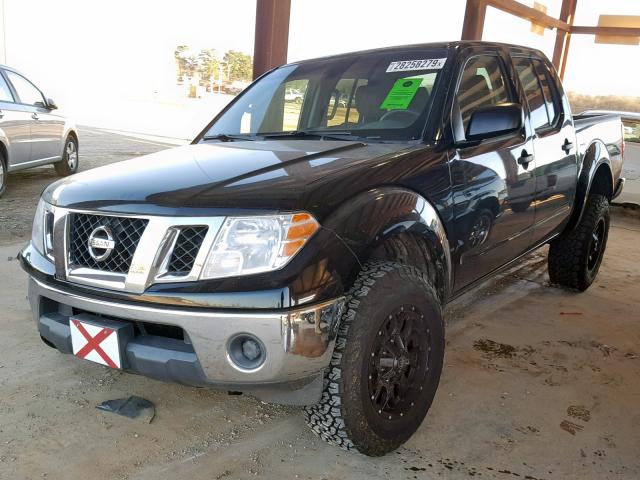 1N6AD0ER0AC419334 - 2010 NISSAN FRONTIER C BLACK photo 2