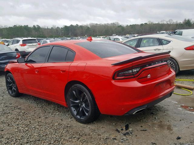 2C3CDXHG8GH139282 - 2016 DODGE CHARGER SX RED photo 3