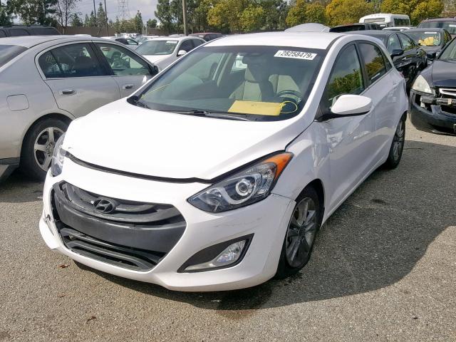 KMHD35LE2DU061132 - 2013 HYUNDAI ELANTRA GT WHITE photo 2