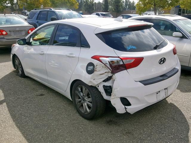 KMHD35LE2DU061132 - 2013 HYUNDAI ELANTRA GT WHITE photo 3