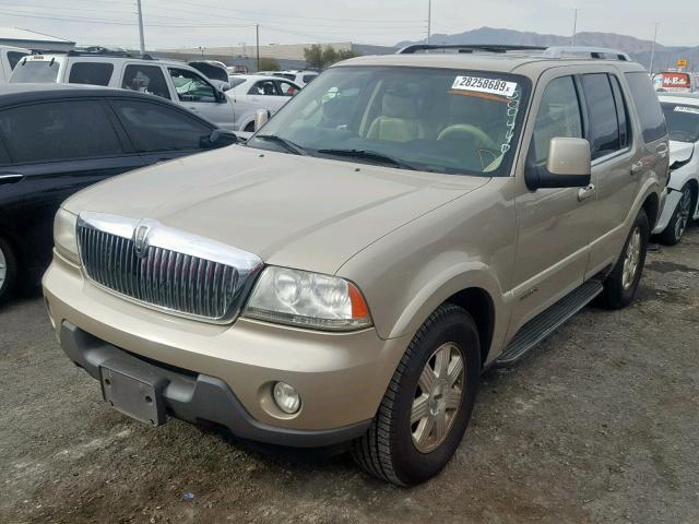 5LMEU68H75ZJ00440 - 2005 LINCOLN AVIATOR 金色 照片 2