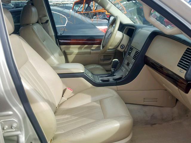 5LMEU68H75ZJ00440 - 2005 LINCOLN AVIATOR 金色 照片 5