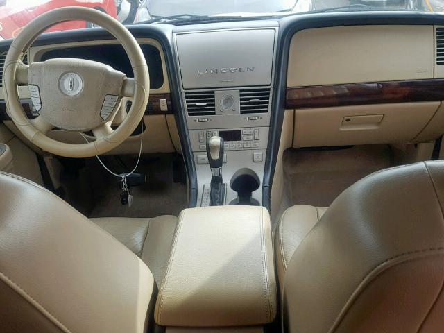 5LMEU68H75ZJ00440 - 2005 LINCOLN AVIATOR 金色 照片 9