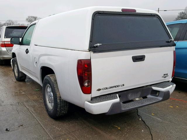 1GCCS149288130767 - 2008 CHEVROLET COLORADO WHITE photo 3