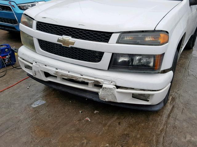 1GCCS149288130767 - 2008 CHEVROLET COLORADO WHITE photo 9