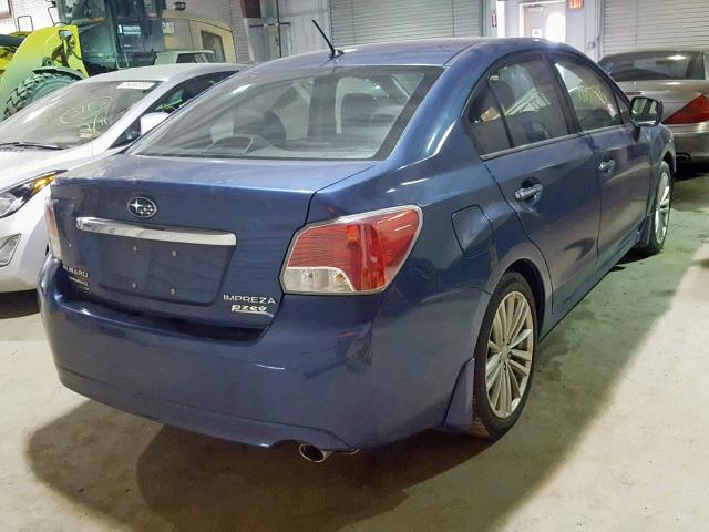 JF1GJAH62CH028985 - 2012 SUBARU IMPREZA LI BLUE photo 4