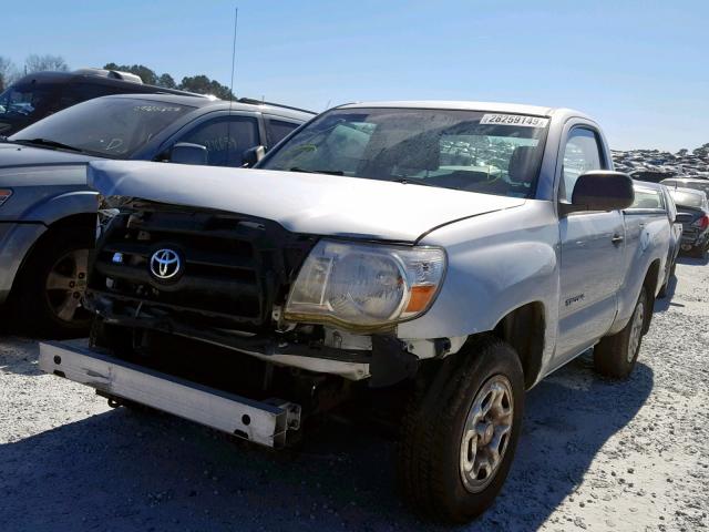 5TENX22NX6Z288348 - 2006 TOYOTA TACOMA SILVER photo 2