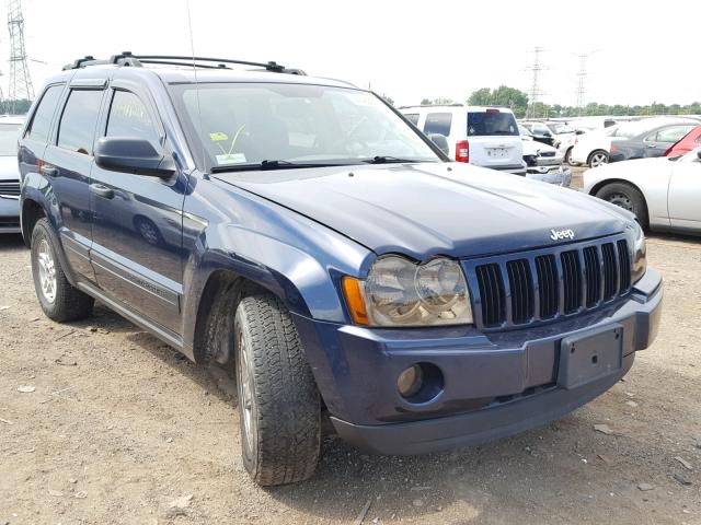 1J4GR48K85C602534 - 2005 JEEP GRAND CHER BLUE photo 1