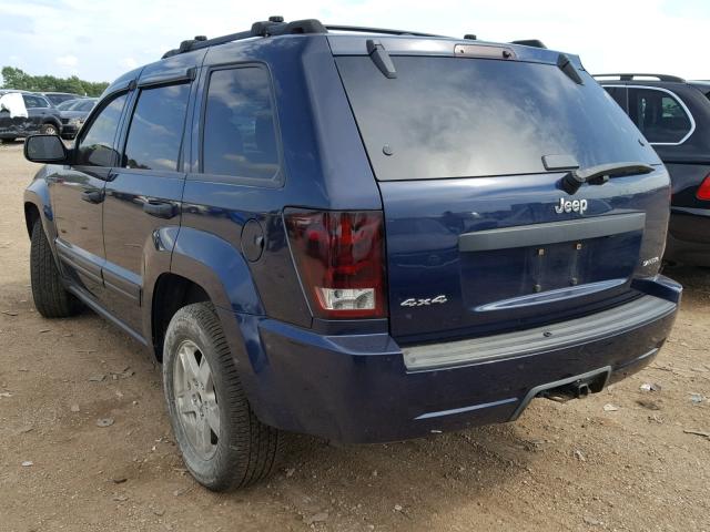 1J4GR48K85C602534 - 2005 JEEP GRAND CHER BLUE photo 3