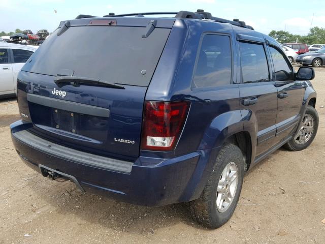 1J4GR48K85C602534 - 2005 JEEP GRAND CHER BLUE photo 4