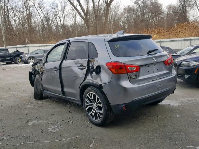 JA4AR3AW0HZ066029 - 2017 MITSUBISHI OUTLANDER GRAY photo 3