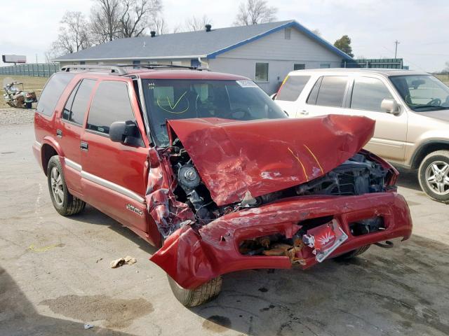 1GKDT13W6X2527607 - 1999 GMC ENVOY MAROON photo 1