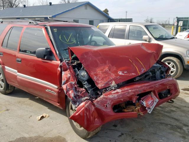 1GKDT13W6X2527607 - 1999 GMC ENVOY MAROON photo 9