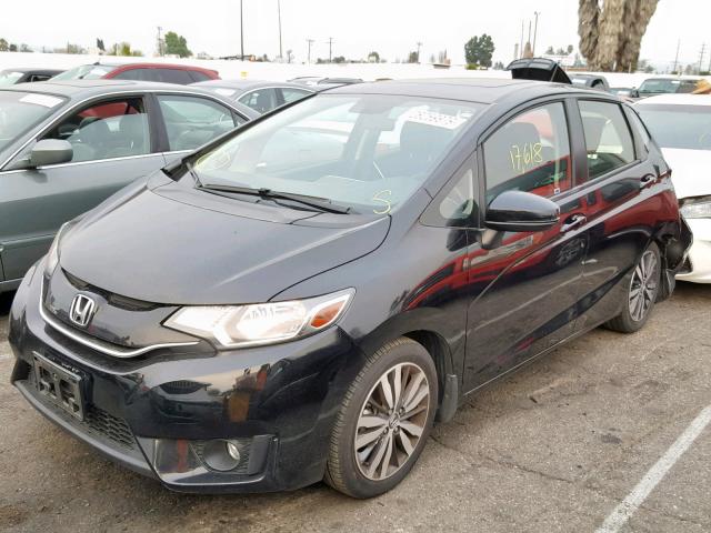 JHMGK5H73GX036840 - 2016 HONDA FIT EX BLACK photo 2