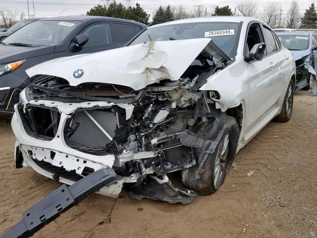 5UXUJ5C55KLJ62550 - 2019 BMW X4 M40I WHITE photo 2