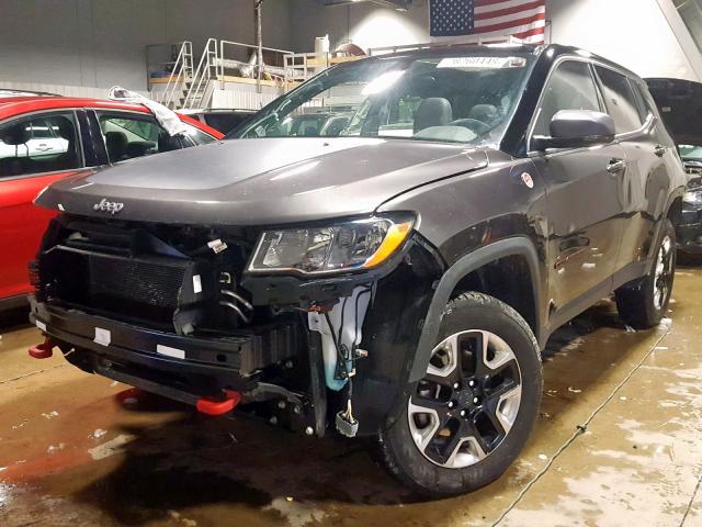 3C4NJDDB3HT667830 - 2017 JEEP COMPASS TR GRAY photo 2