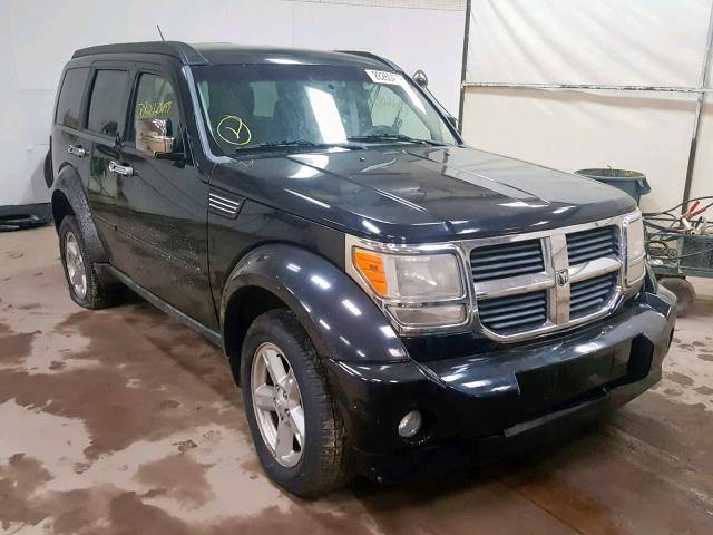 1D8GU58K87W511552 - 2007 DODGE NITRO SLT BLACK photo 1