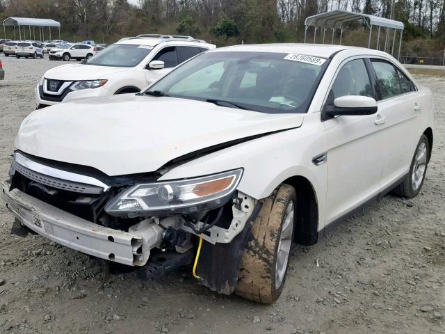 1FAHP2EW8CG125630 - 2012 FORD TAURUS SEL WHITE photo 2