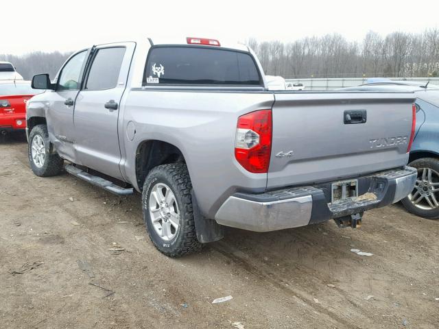 5TFDW5F19EX407780 - 2014 TOYOTA TUNDRA CRE SILVER photo 3