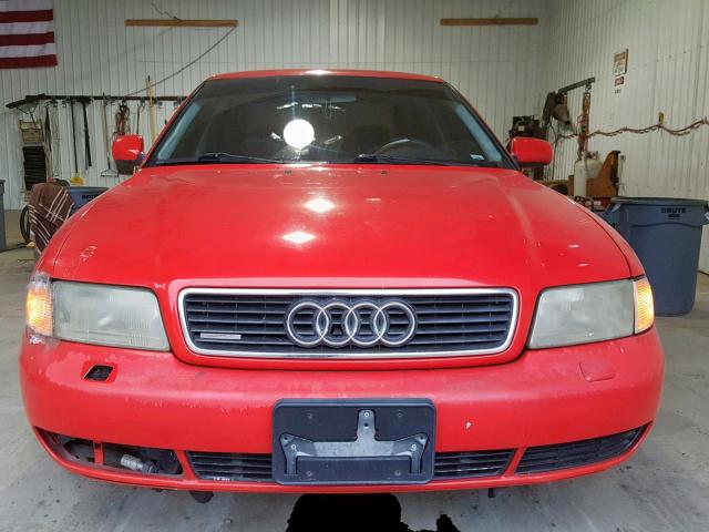 WAUEA88D9VA081636 - 1997 AUDI A4 2.8 QUA RED photo 9