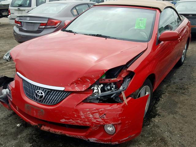 4T1FA38P76U089301 - 2006 TOYOTA CAMRY SOLA RED photo 2