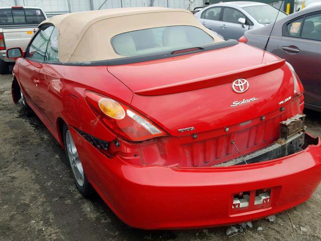 4T1FA38P76U089301 - 2006 TOYOTA CAMRY SOLA RED photo 3