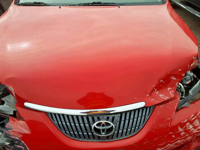 4T1FA38P76U089301 - 2006 TOYOTA CAMRY SOLA RED photo 7