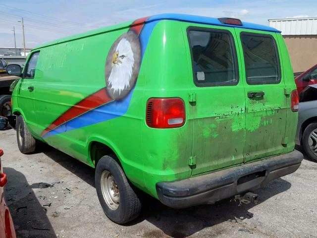 2B7HB11X1YK107034 - 2000 DODGE RAM VAN B1 TWO TONE photo 3