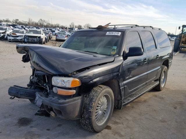 1GKFK66U36J175982 - 2006 GMC YUKON XL D BLACK photo 2