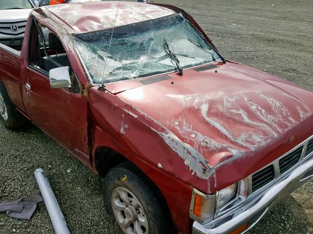 1N6SD11S5TC380939 - 1996 NISSAN TRUCK BASE MAROON photo 9