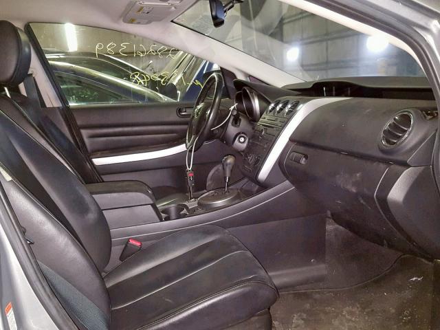 JM3ER2W37A0319414 - 2010 MAZDA CX-7 SILVER photo 5