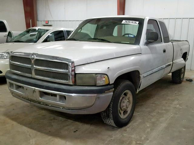 3B7KC23692M313320 - 2002 DODGE RAM 2500 WHITE photo 2