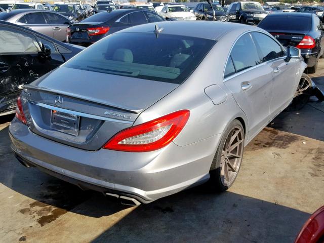 WDDLJ7EB9CA014819 - 2012 MERCEDES-BENZ CLS 63 AMG GRAY photo 4