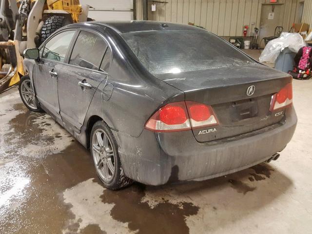 2HHFD5E70AH200758 - 2010 ACURA CSX TECHNO BLACK photo 3
