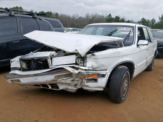 1C3XY66R9LD788147 - 1990 CHRYSLER NEW YORKER WHITE photo 2