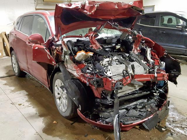 LRBFXBSA8HD179415 - 2017 BUICK ENVISION E BURGUNDY photo 1