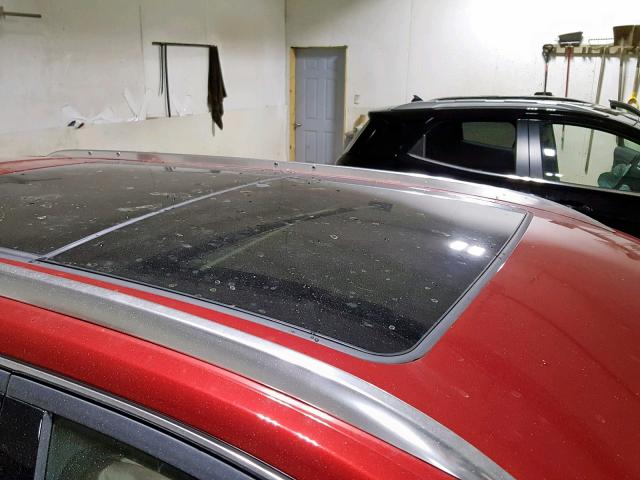 LRBFXBSA8HD179415 - 2017 BUICK ENVISION E BURGUNDY photo 9