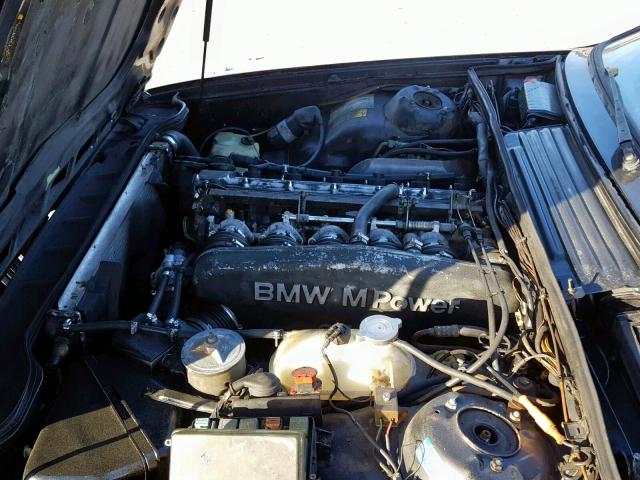 WBAEE1402H2560364 - 1987 BMW M6 BLACK photo 7