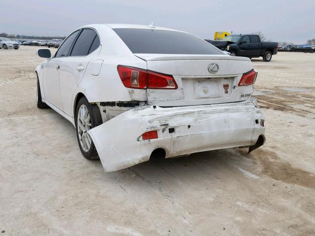 JTHBF5C26C5173349 - 2012 LEXUS IS 250 WHITE photo 3