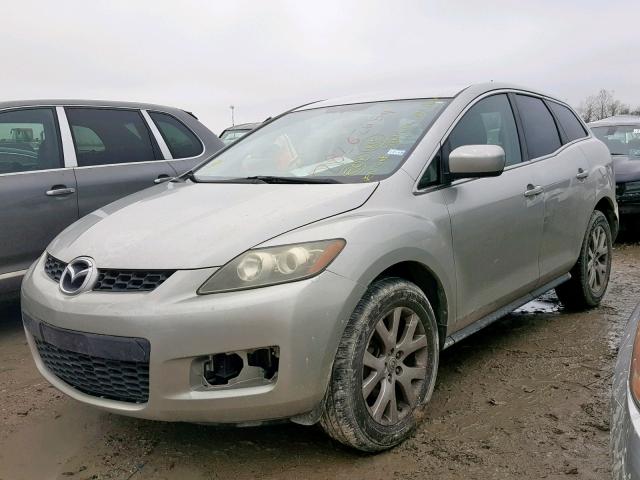 JM3ER29L070139700 - 2007 MAZDA CX-7 SILVER photo 2