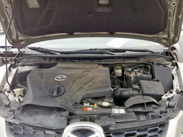 JM3ER29L070139700 - 2007 MAZDA CX-7 SILVER photo 7