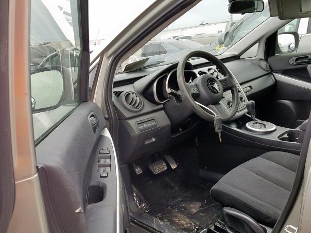 JM3ER29L070139700 - 2007 MAZDA CX-7 SILVER photo 9