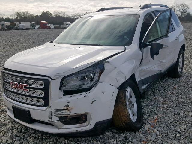 1GKKR1ED2GJ297099 - 2016 GMC ACADIA SL WHITE photo 2